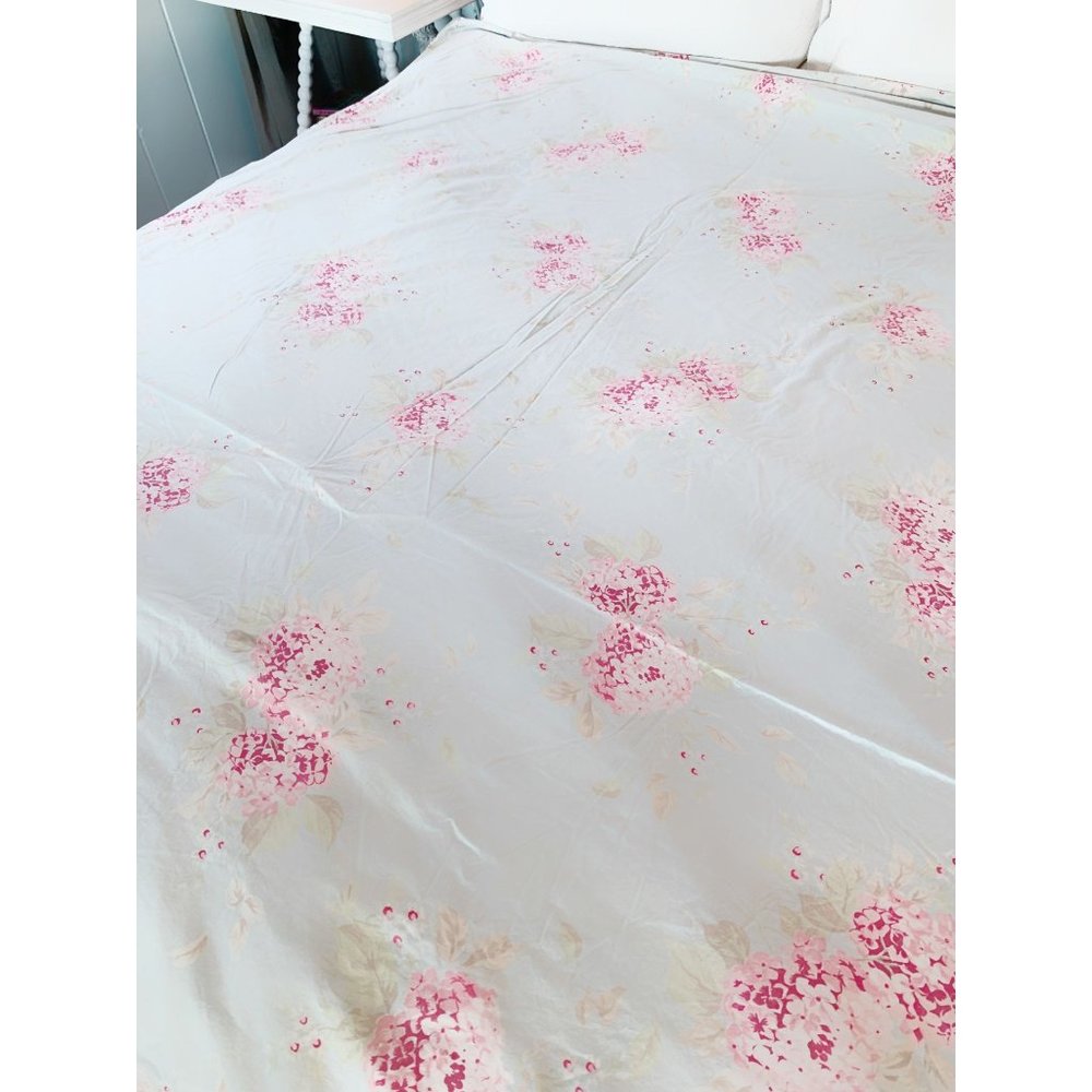Rachel Ashwell Simply Shabby Chic Reversible HYDRANGEA Blue Floral Duvet King Si